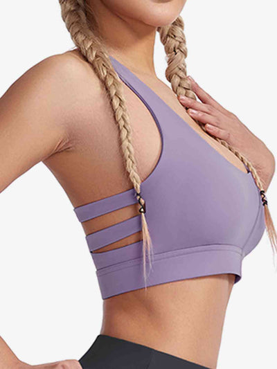 BEAUTIFUL I AM Cutout Sports Bra