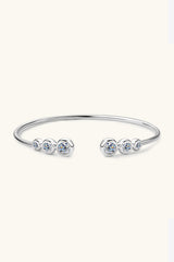 BEAUTIIFUL I AM 1.8 Carat Moissanite Jewelry 925 Sterling Silver Bracelet