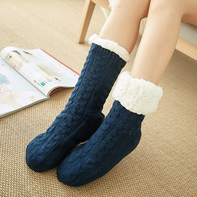 BEAUTIFUL I AM Contrast Winter Socks