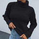 BEAUTIFUL I AM Turtle Neck Long Sleeve Sweater