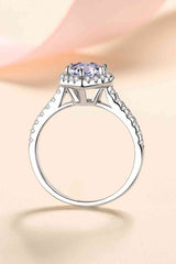 BEAUTIFUL I AM 1 Carat Moissanite Jewelry Heart-Shaped Ring