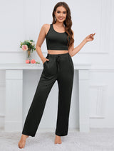 BEAUTIFUL I AM Tank, Cardigan, and Pants Set