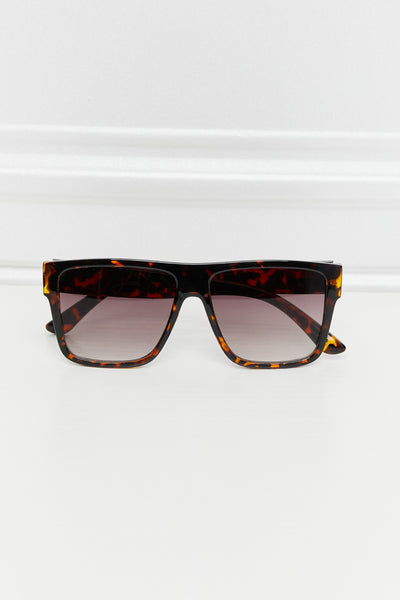 BEAUTIFUL I AM Tortoiseshell Square Full Rim Sunglasses