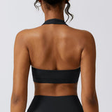 BEAUTIFUL I AM Halter Neck Sports Bra