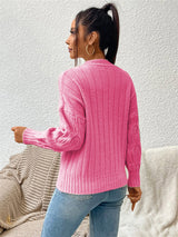 BEAUTIFUL I AM Round Neck Long Sleeve Sweater