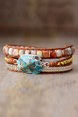 BEAUTIFUL I AM Handmade Natural Stone Copper Bracelet Jewelry