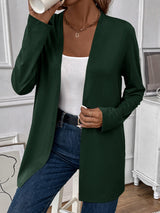 BEAUTIFUL I AM Open Front Long Sleeve Cardigan