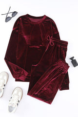 BEAUTIFUL I AM Long Sleeve Top and Pants Lounge Set