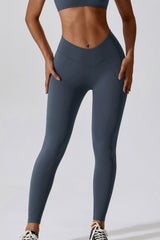 BEAUTIFUL I AM Slim Fit Wide Waistband Sports Leggings Active Wear