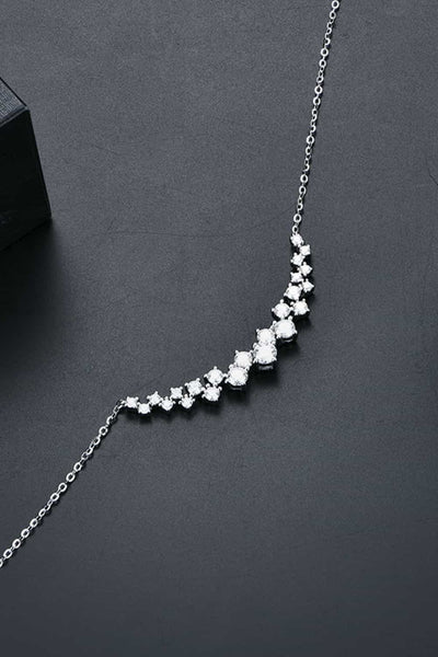 BEAUTIFUL I AM JEWELRY 1.64 Carat Moissanite 925 Sterling Silver Necklace