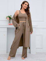 BEAUTIFUL I AM Tank, Cardigan, and Pants Set