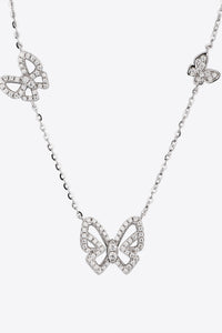 BEAUTIFUL I AM Moissanite Butterfly Shape Jewelry Necklace