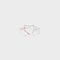 BEAUTIFUL I AM Heart Shape 925 Sterling Silver Ring Jewelry