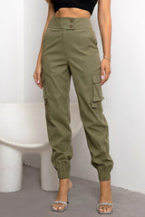 BEAUTIFUL I AM High Waist Cargo Pants