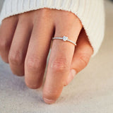 BEAUTIFUL I AM Heart Shape 925 Sterling Silver Jewelry Ring