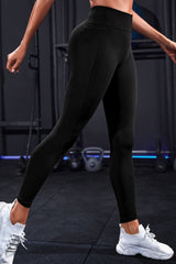 BEAUTIFUL I AM Wide Waistband Sports Leggings Active Wear