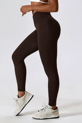 BEAUTIFUL I AM Slim Fit Wide Waistband Sports Leggings Active Wear