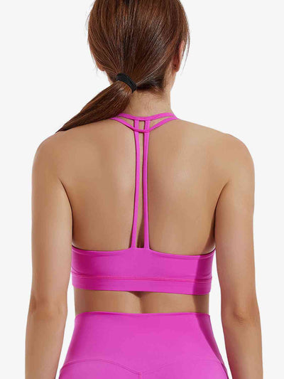 BEAUTIFUL I AM T-Back Sports Bra