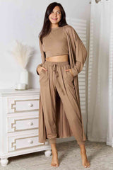 BEAUTIFUL I AM Tank, Pants, Cardigan Set