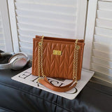 BEAUTIFUL I AM PU Leather Crossbody Bag