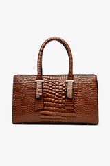 BEAUTIFUL I AM Textured PU Leather Handbag