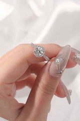 BEAUTIFUL I AM 1 Carat Moissanite Jewelry Round Shape Ring