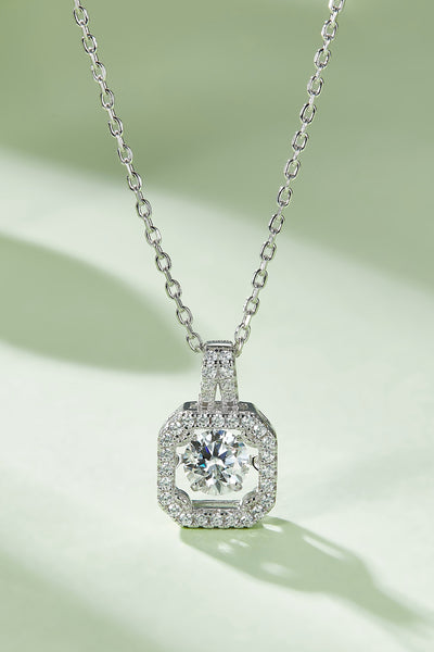 BEAUTIFUL I AM Moissanite Jewelry 925 Sterling Silver Necklace