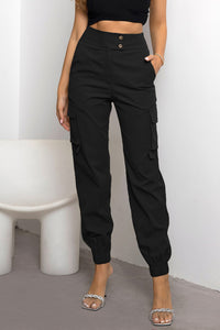 BEAUTIFUL I AM High Waist Cargo Pants