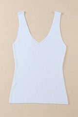 BEAUTIFUL I AM V-Neck Wide Strap Tank Shirt