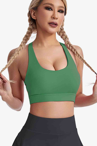 BEAUTIFUL I AM Cutout Sports Bra