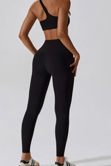 BEAUTIFUL I AM Slim Fit Wide Waistband Sports Leggings Active Wear