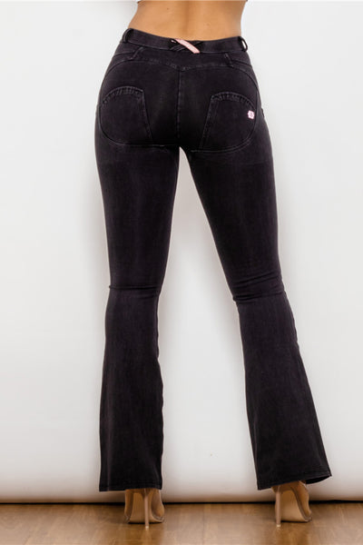 BEAUTIFUL I AM Buttoned Flare Jeans