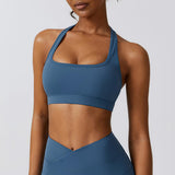 BEAUTIFUL I AM Halter Neck Sports Bra