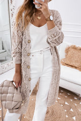 BEAUTIFUL I AM V-Neck Long Sleeve Cardigan