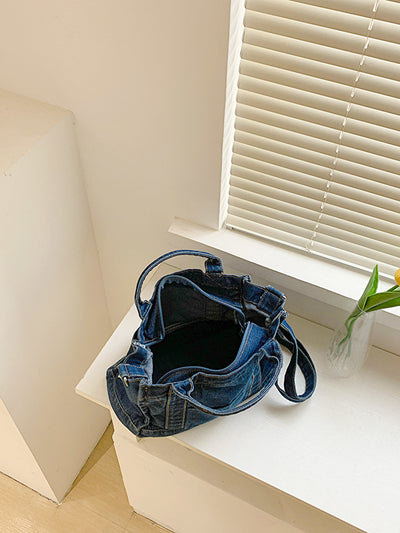 BEAUTIFUL I AM Denim Shoulder Bag