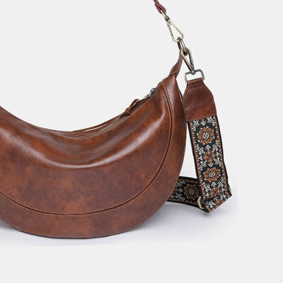 BEAUTIFUL I AM PU Leather Crossbody Bag