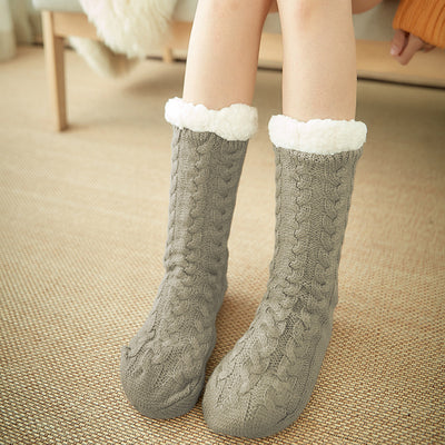 BEAUTIFUL I AM Contrast Winter Socks