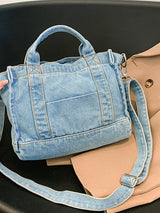 BEAUTIFUL I AM Denim Shoulder Bag