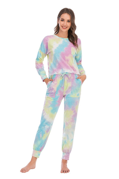 BEAUTIFUL I Am Tie-Dye Top and Pants Lounge Set