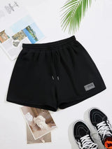 BEAUTIFUL I AM Drawstring Waist Shorts