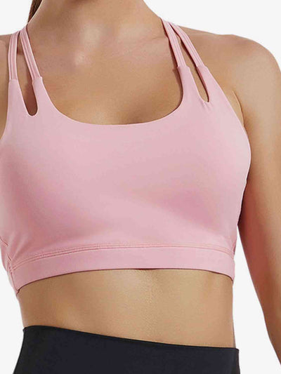 BEAUTIFUL I AM T-Back Sports Bra