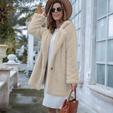 BEAUTIFUL I AM Collared Neck Long Sleeve Winter Jacket Coat