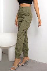 BEAUTIFUL I AM High Waist Cargo Pants