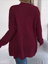 BEAUTIFUL I AM Open Front Long Sleeve Cardigan with Pockets