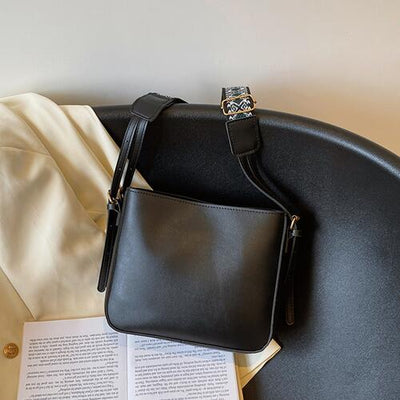 BEAUTIFUL I AM Small PU Leather Crossbody Bag