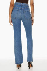 BEAUTIFUL I AM Distressed Straight Jeans with Pockets