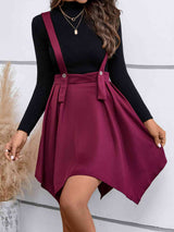 BEAUTIFUL I AM Zip Back Buttoned Overall Dress Skirt