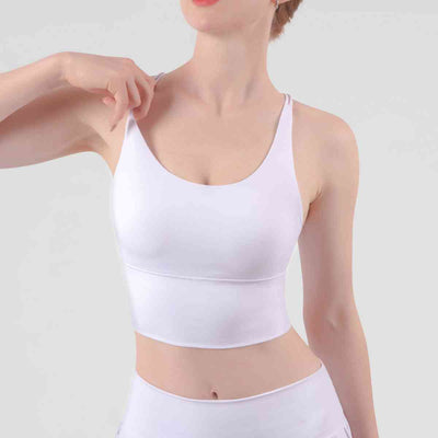 BEAUTIFUL I AM Crisscross Sports Bra