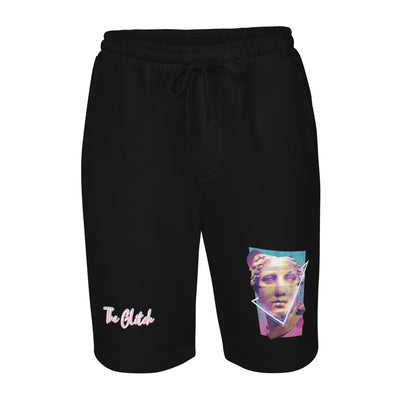 EG3BEATS THE GLITCH Men's Fleece Shorts