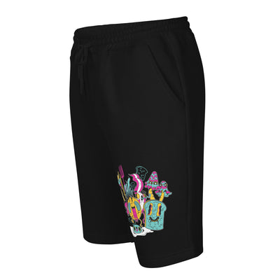 EG3BEATS LET'S EAT Men's Fleece Shorts